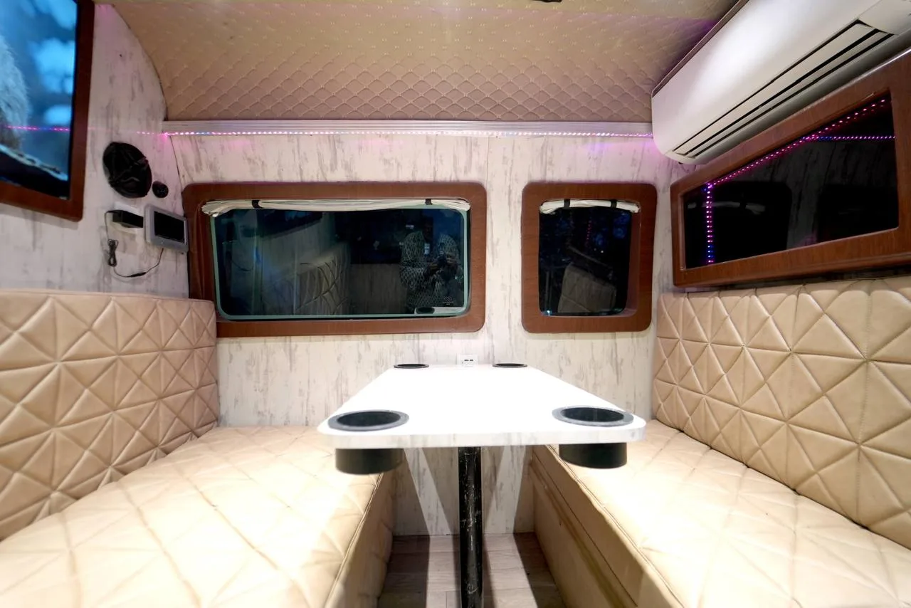 Sofa Seating in Caravan