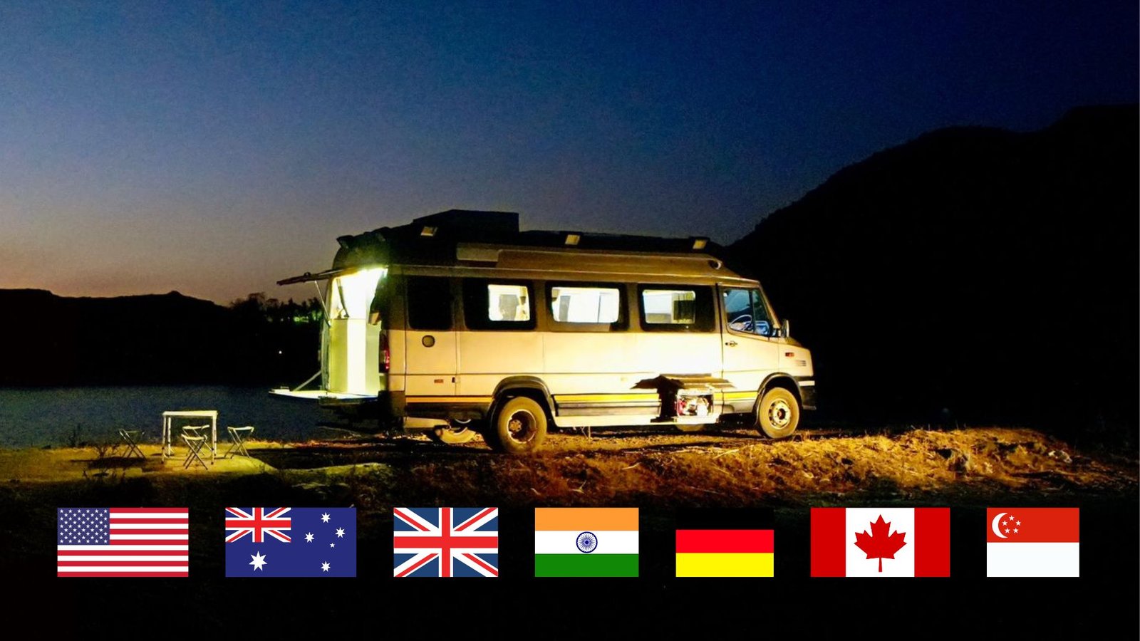 Caravan trip for internation travellers