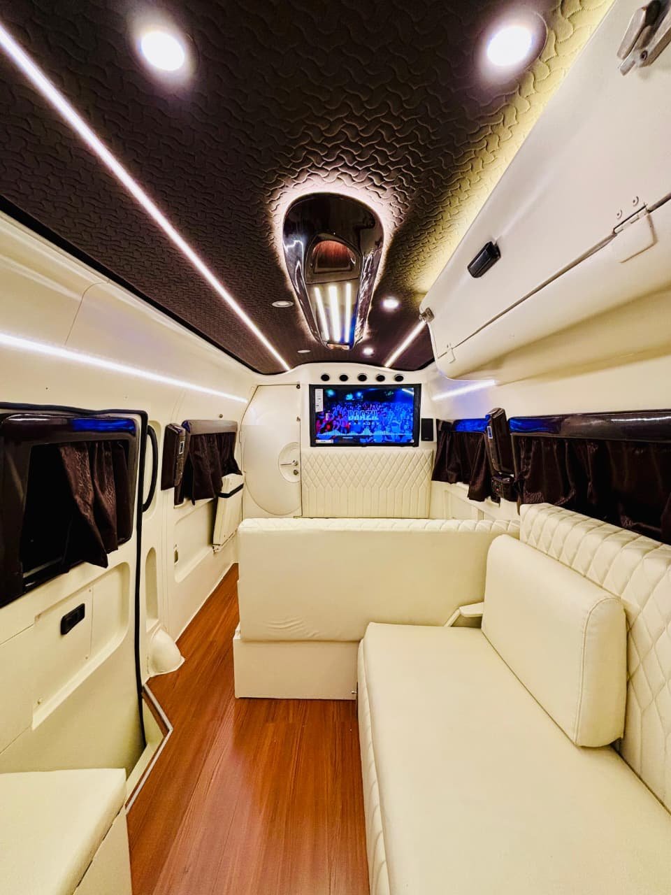 Camper van living room