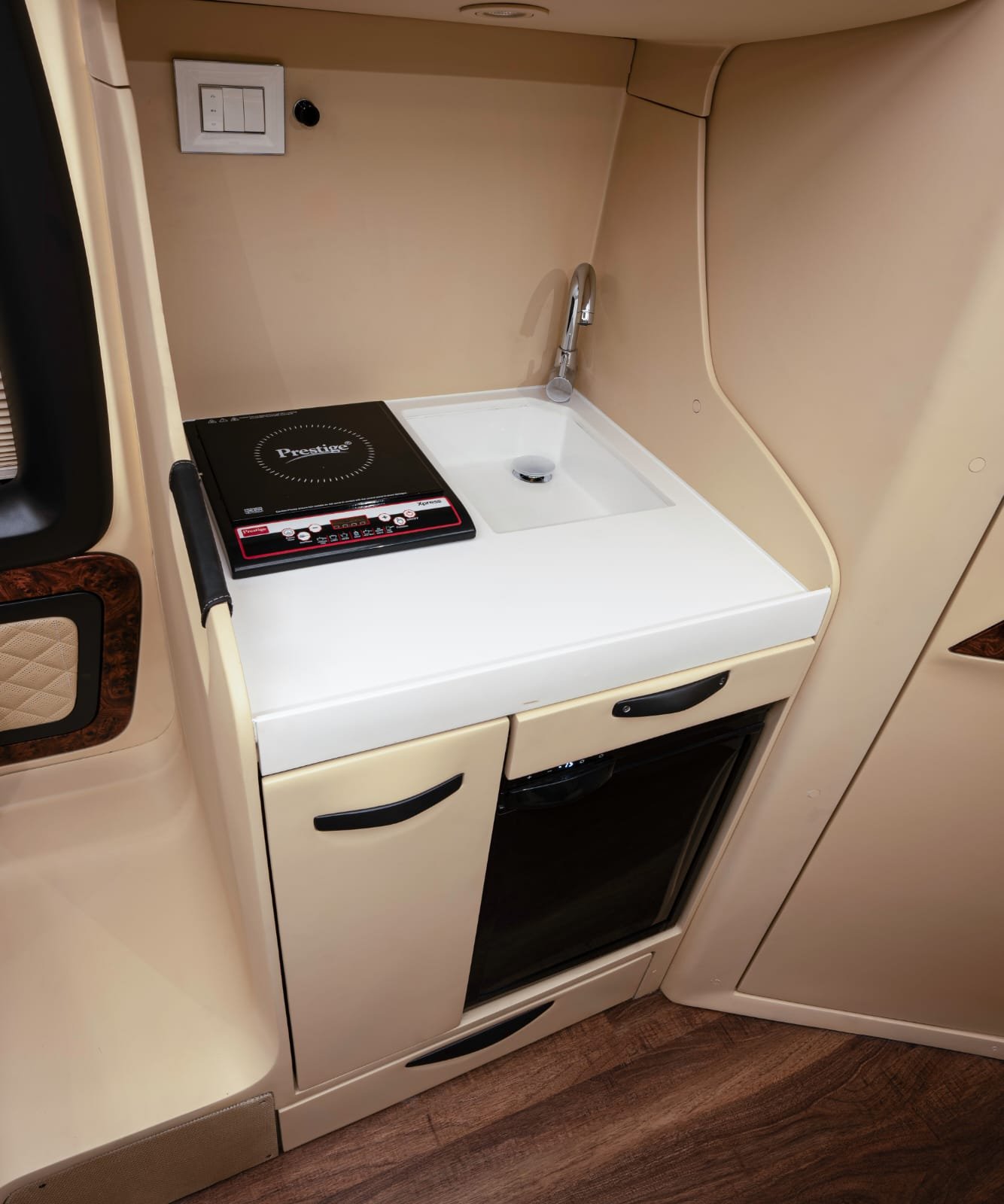 Kitchen Sink in Caravan