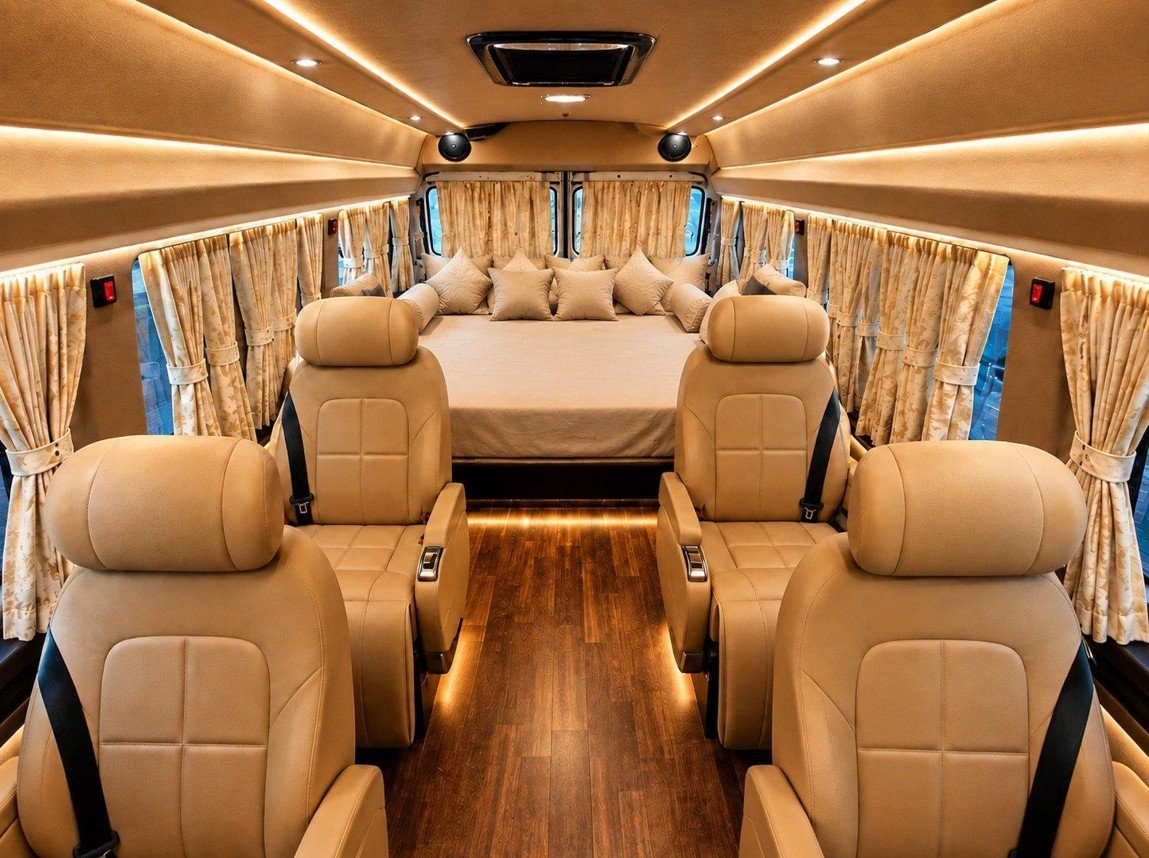 Caravan Interior Seats and Sofa