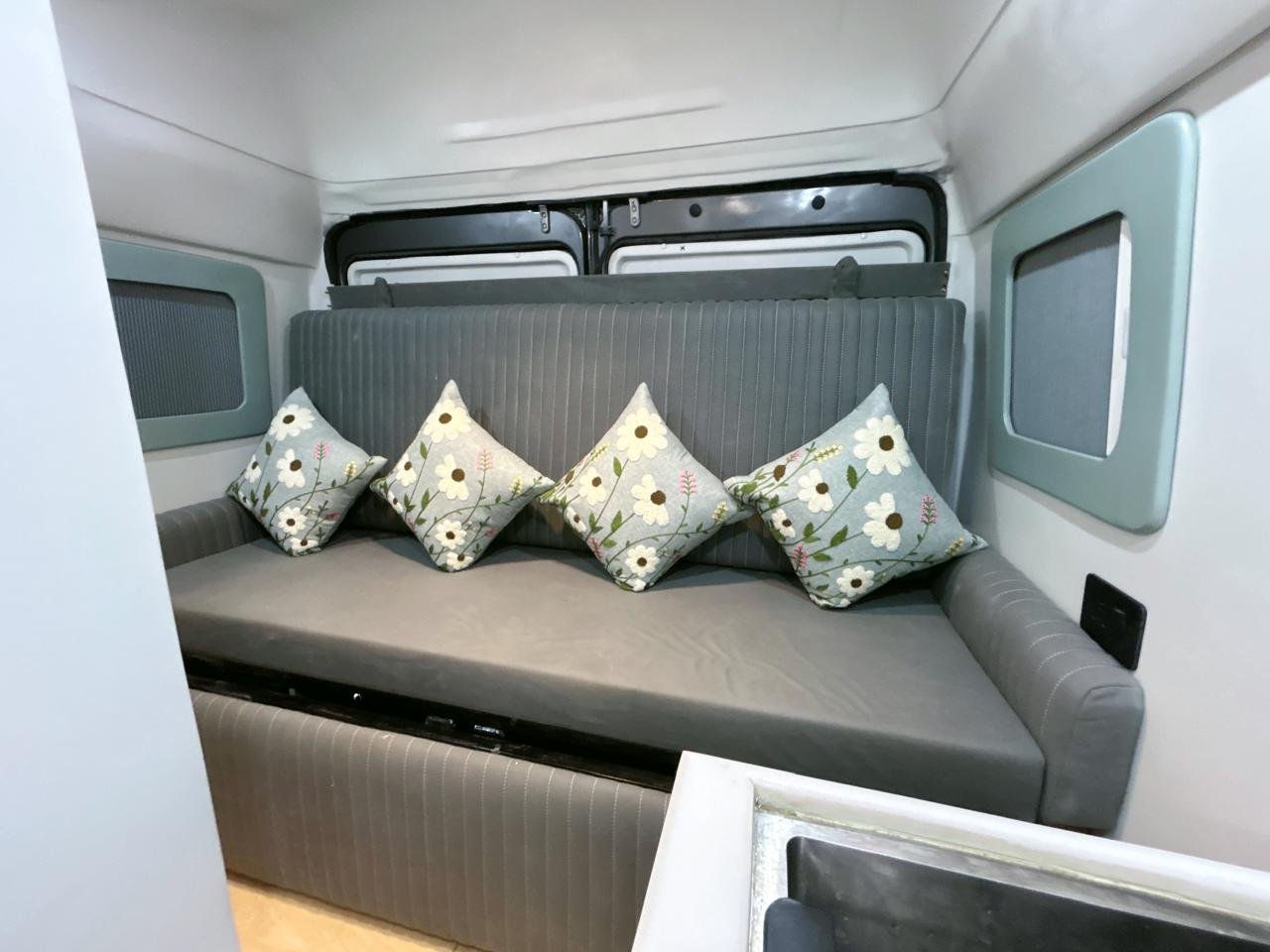 THJ2 Back Sofa cum bed in Caravan