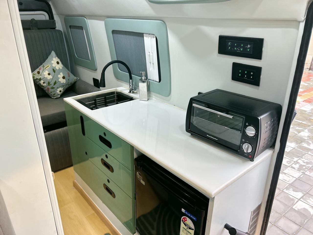 THJ2 Kitchen in Caravan