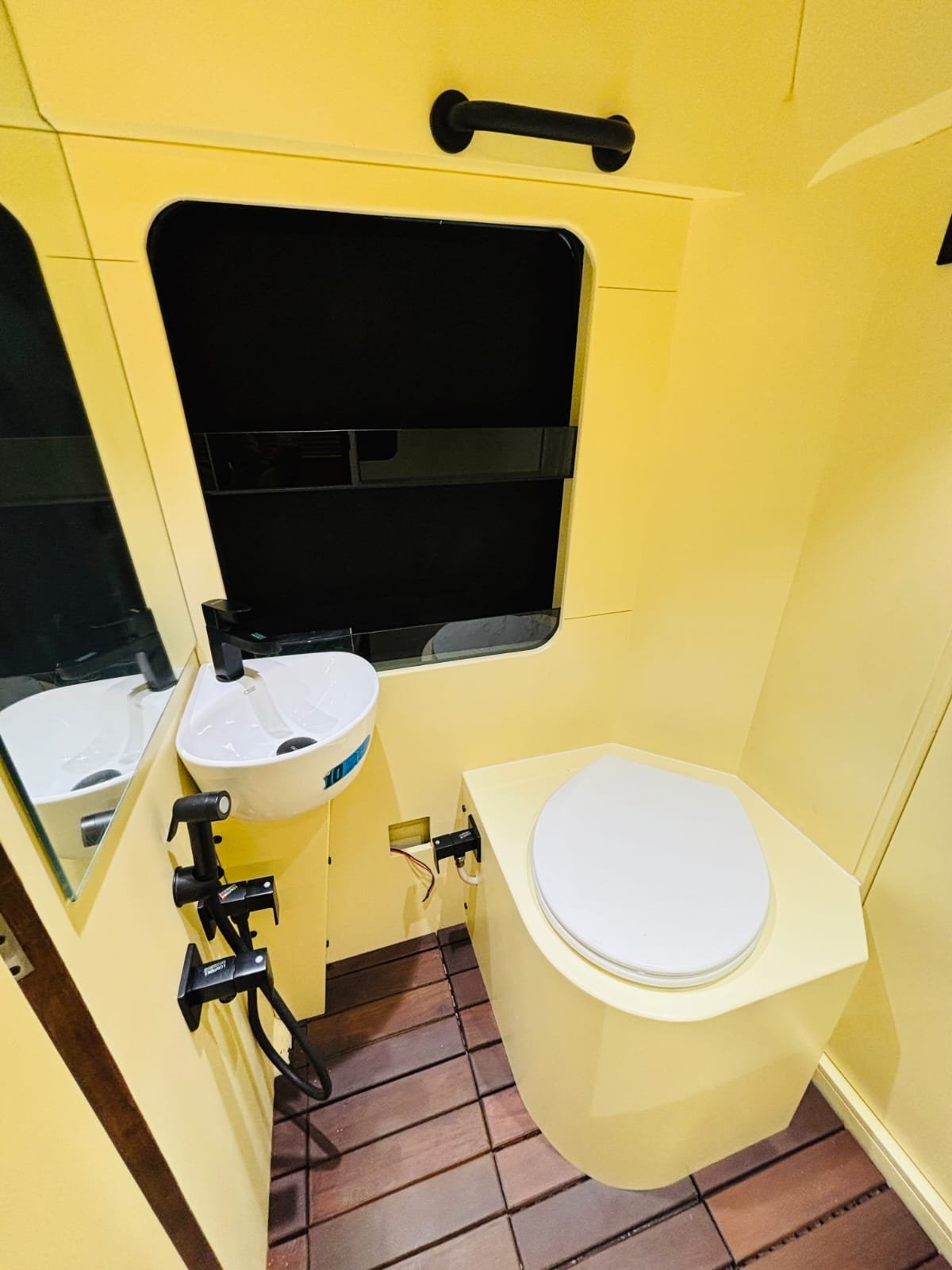Caravan washroom